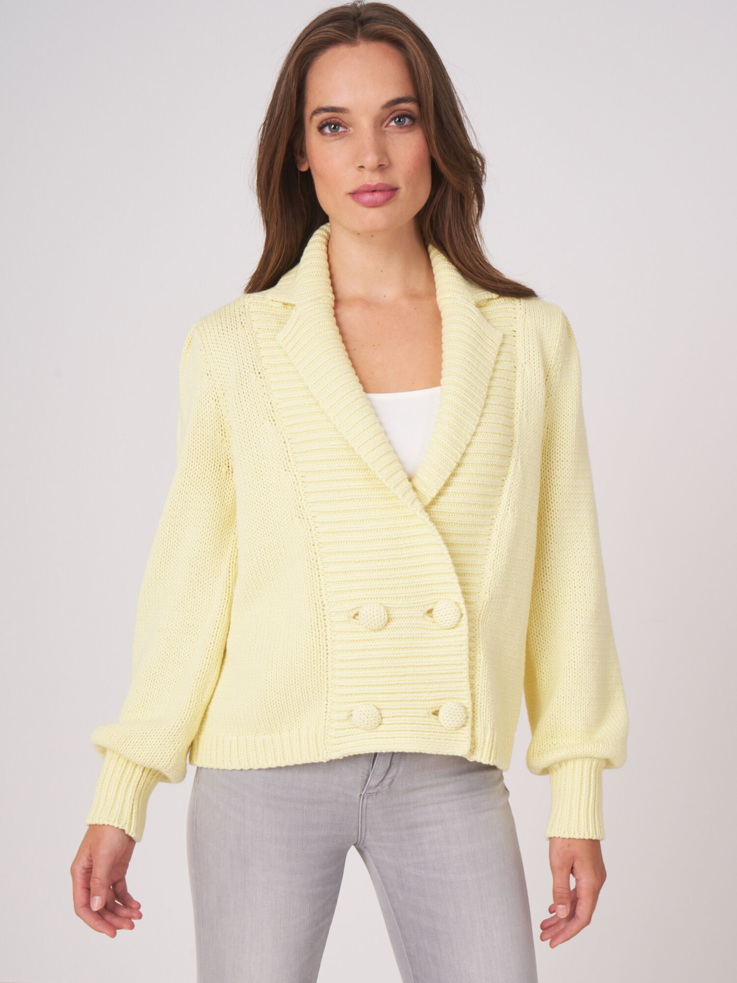 laubeblanclaubeblanc Double-breasted Knit cardigan