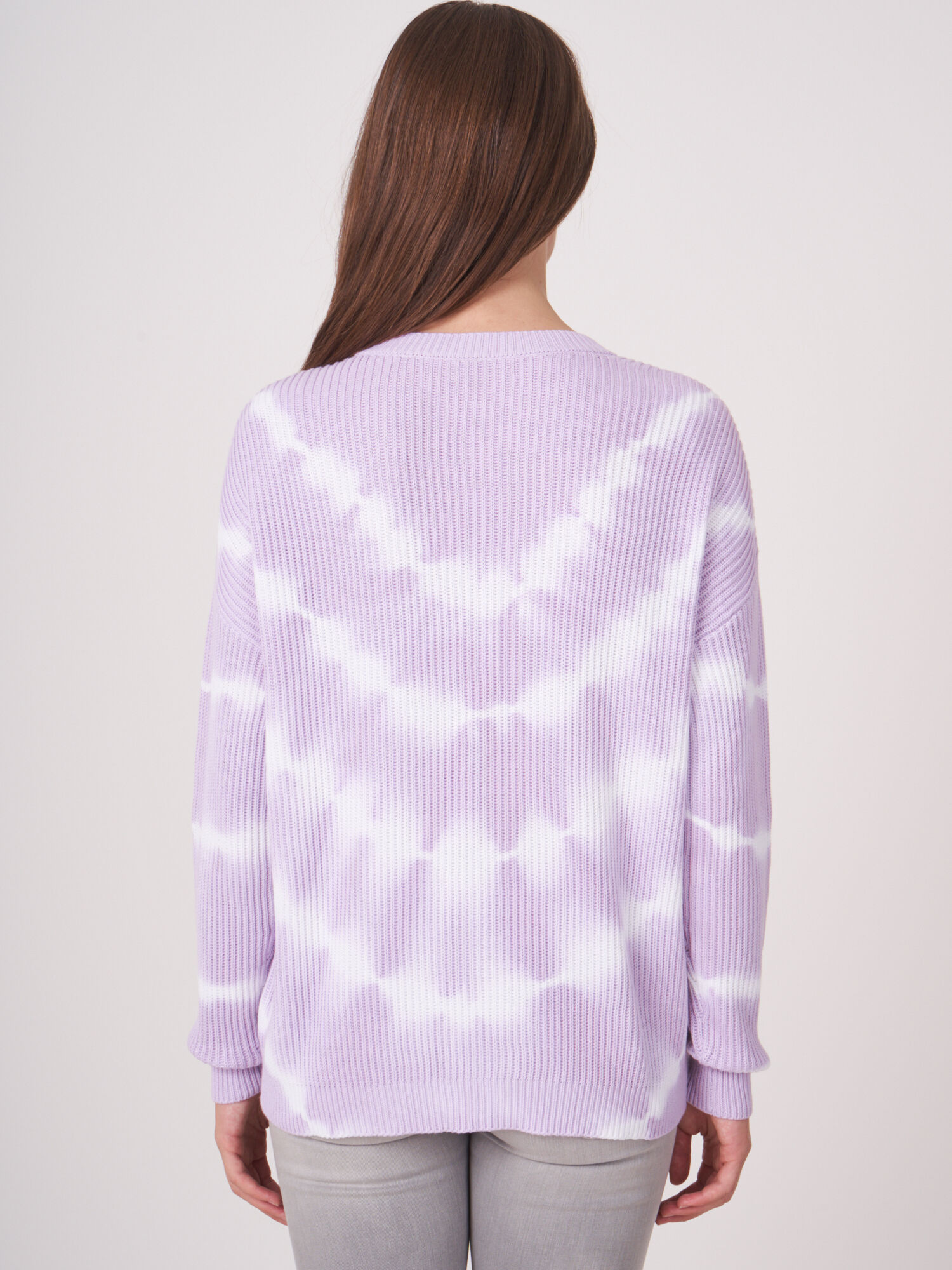 Pure cotton tie dye sweater