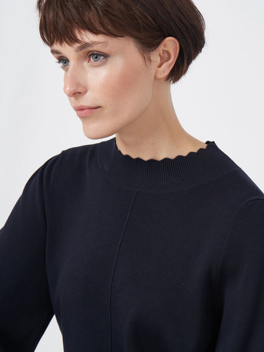 Pullover aus Baumwollmischung mit Puffärmeln image number 2