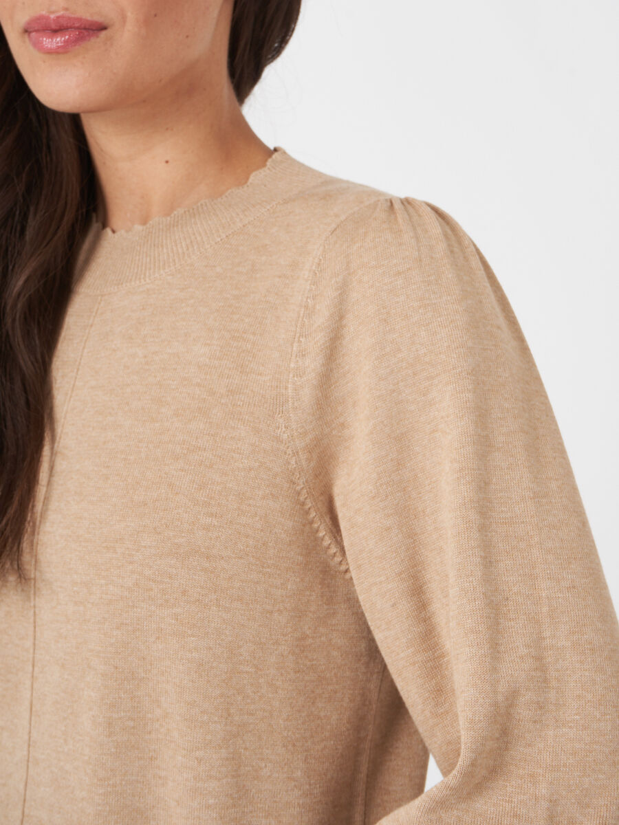 Pullover aus Baumwollmischung mit Puffärmeln image number 25