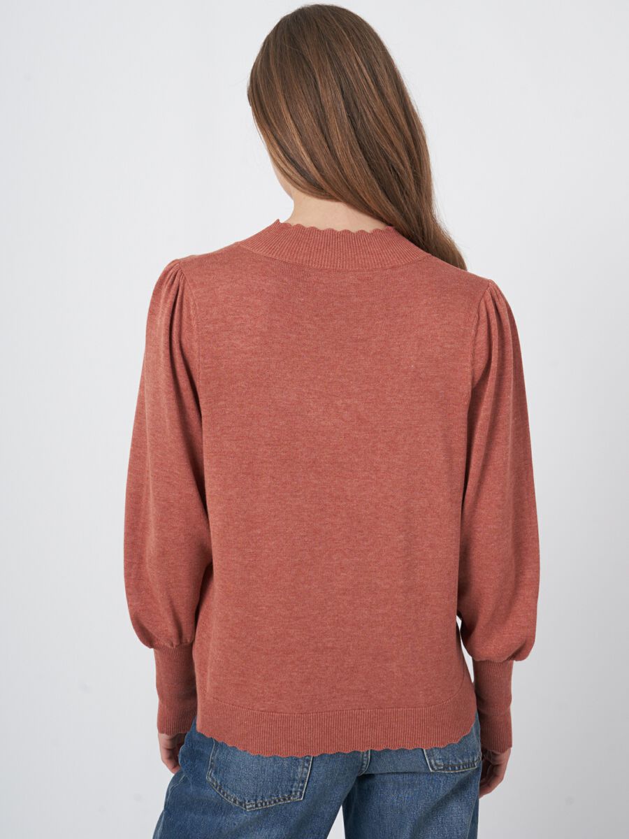 Pullover aus Baumwollmischung mit Puffärmeln image number 12