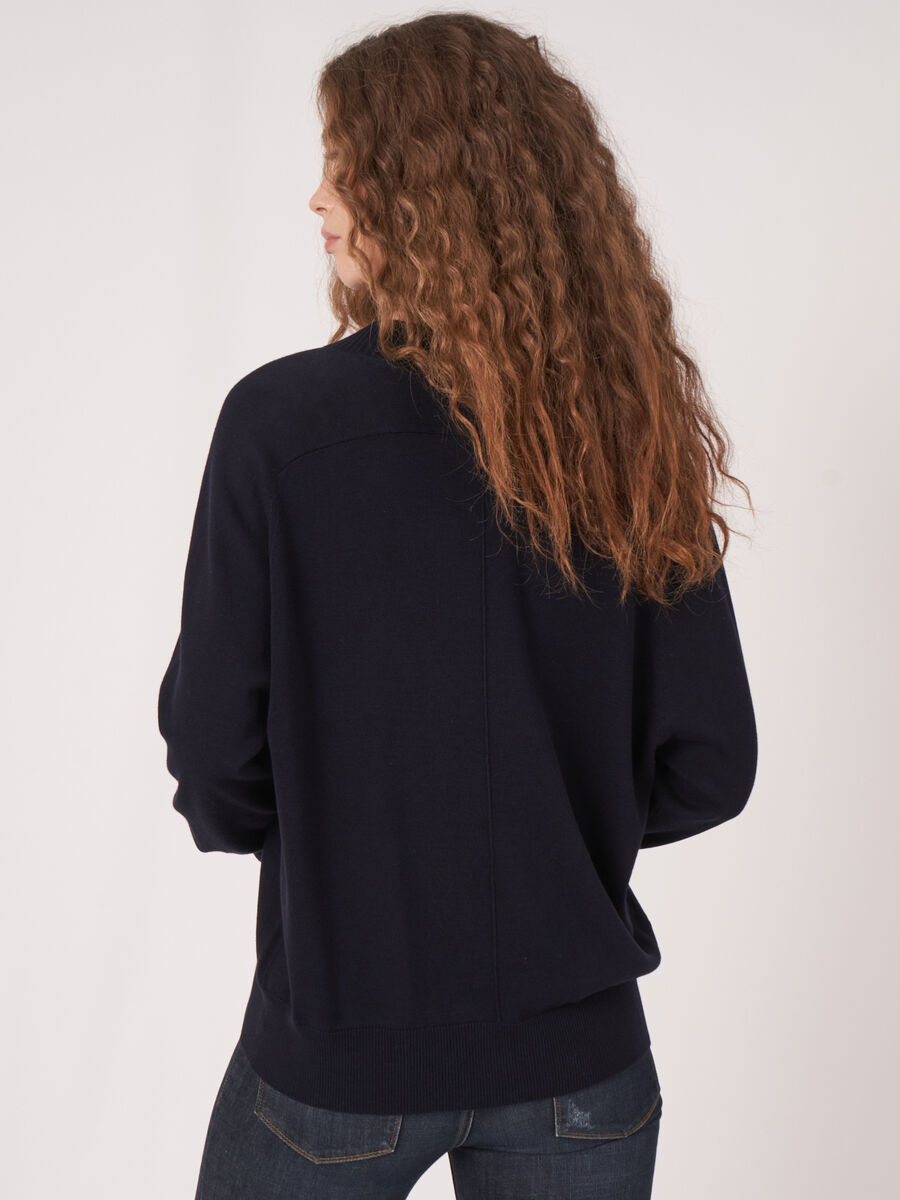 Gilet boutonné à poches en coton mélangé image number 1