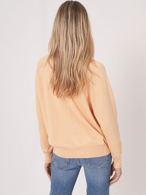 Strickjacke aus Baumwollmischung mit Kn&ouml;pfen und Taschen