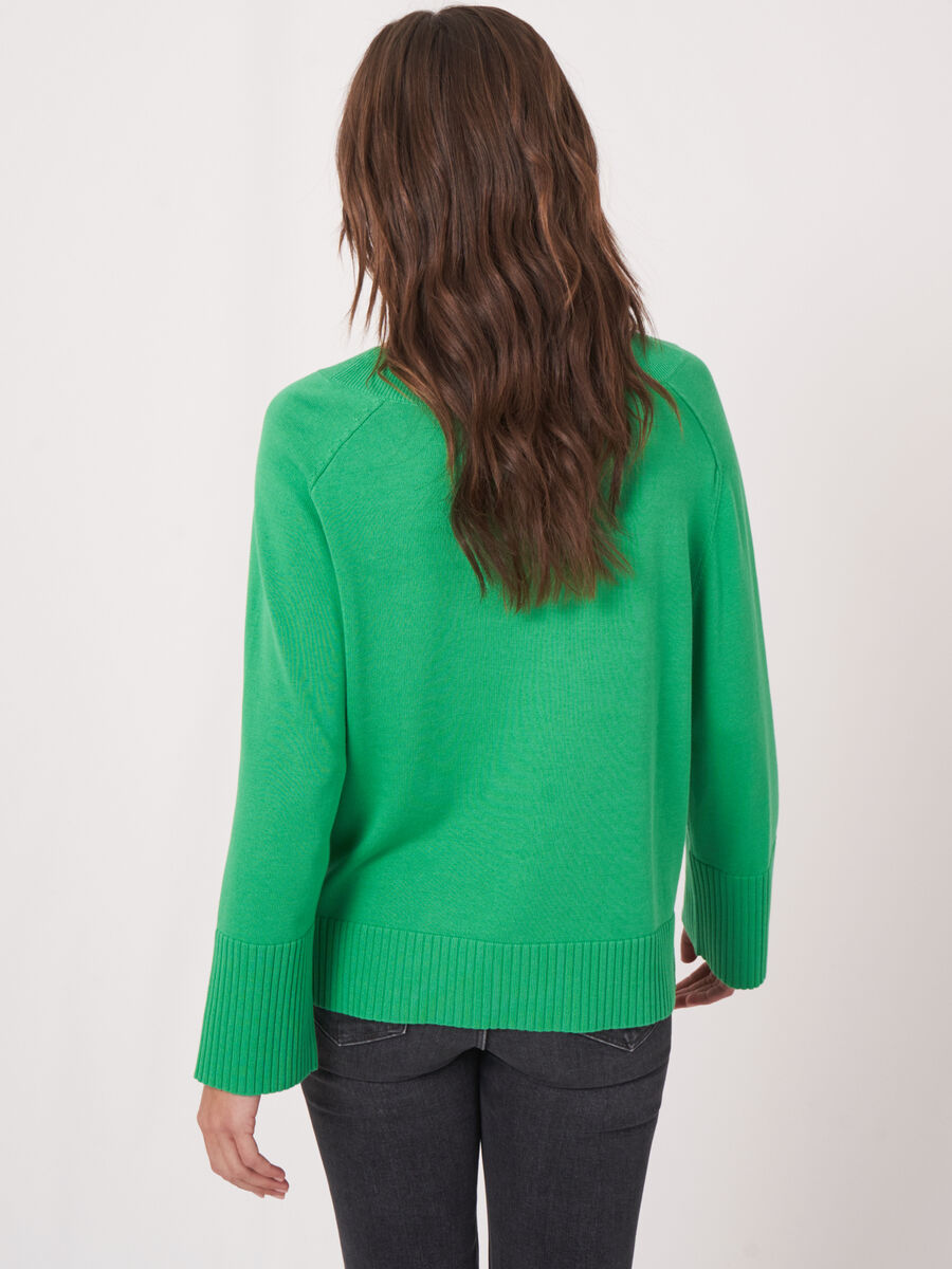 Strickpulli mit breitem Rippensaum image number 1