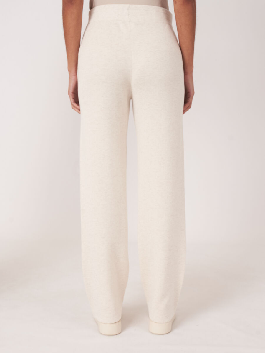 Pantalon de détente en tricot en coton mélangé  image number 1