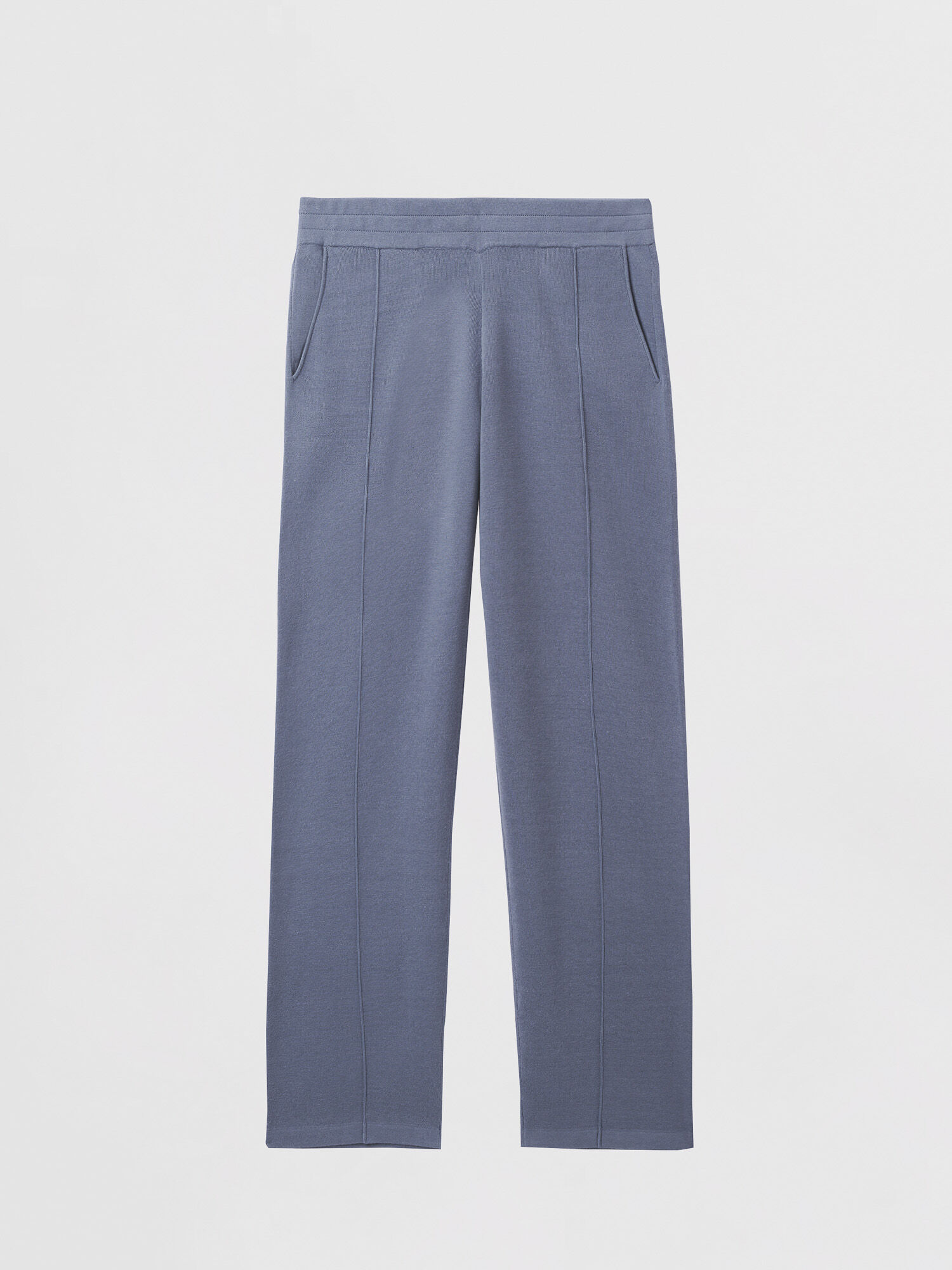 Knitted cotton blend lounge pants