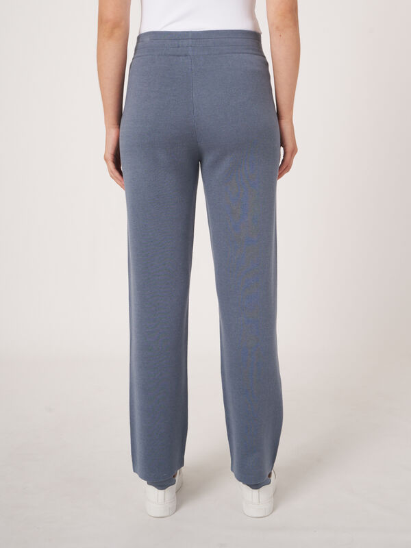 Gestrickte Loungehose aus Baumwollmischung image number 2