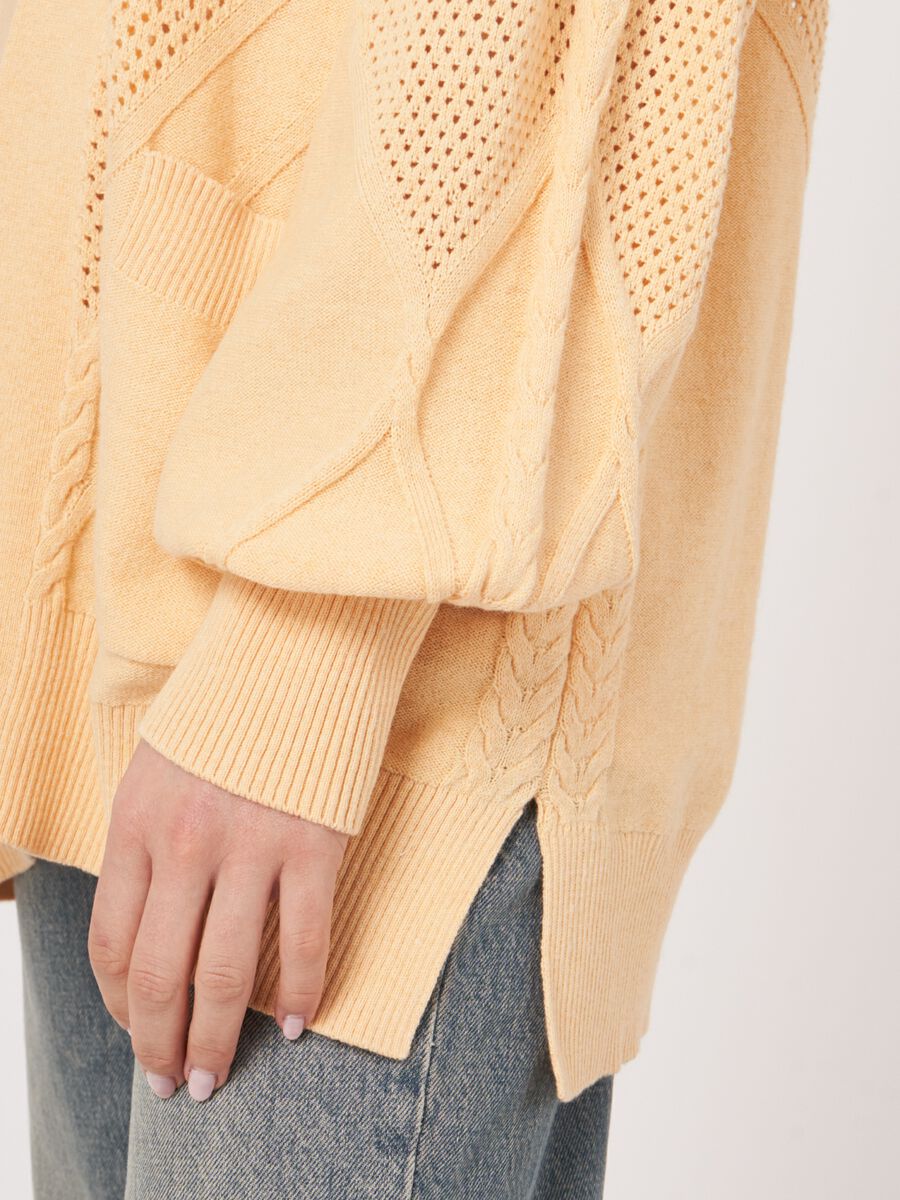 Ajour vest met zakken image number 2