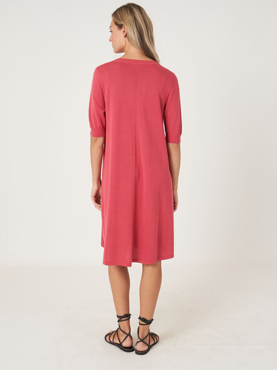 Robe en coton mélangé en maille fine image number 1