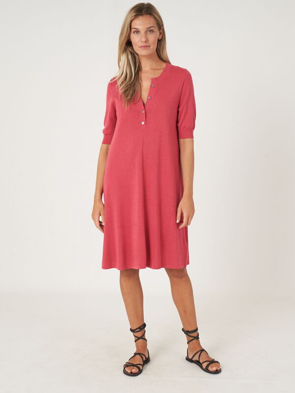 Fein gestricktes Kleid aus Baumwollmischung image number 4