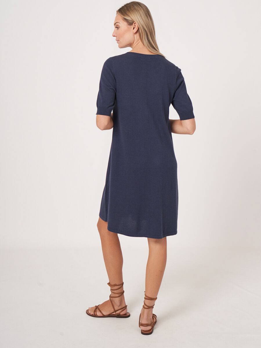 Fein gestricktes Kleid aus Baumwollmischung image number 1