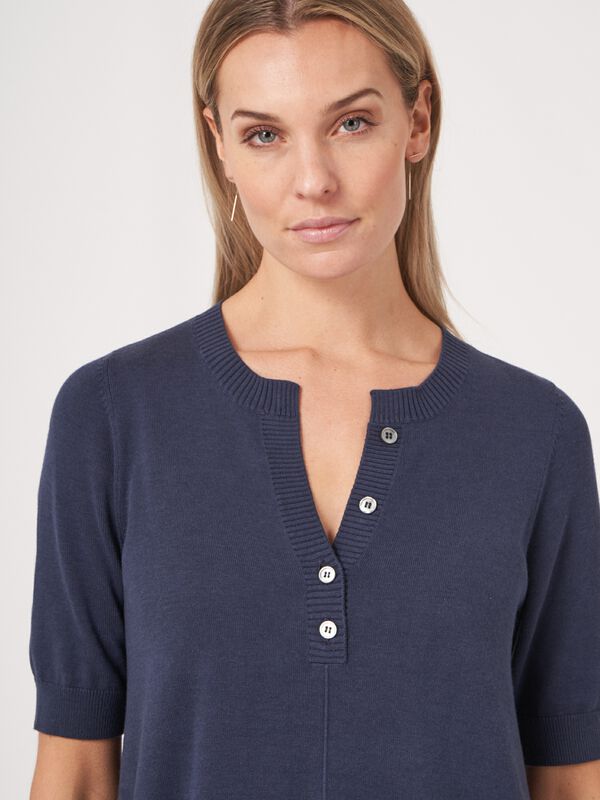 Fein gestricktes Kleid aus Baumwollmischung image number 2