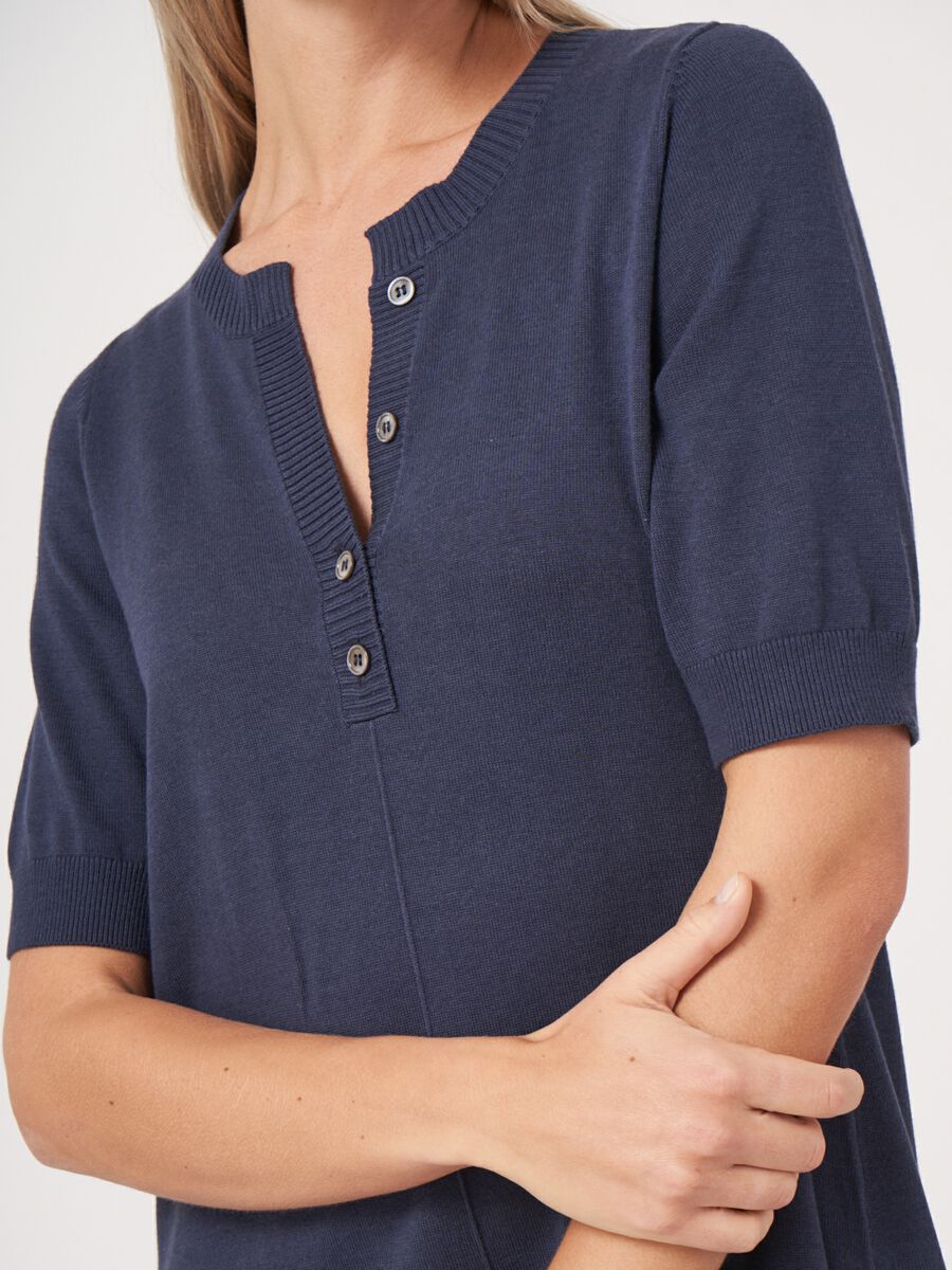 Fein gestricktes Kleid aus Baumwollmischung image number 3