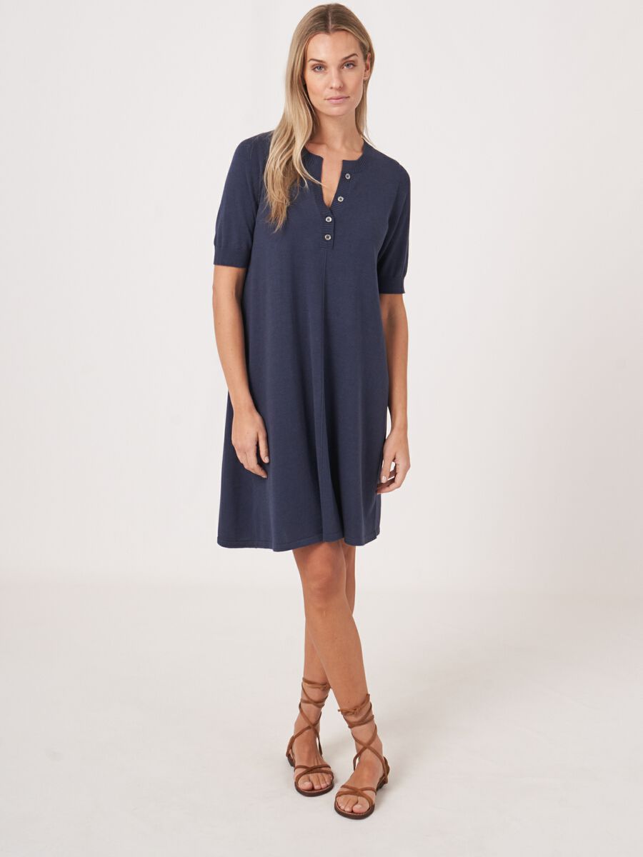 Fein gestricktes Kleid aus Baumwollmischung image number 4