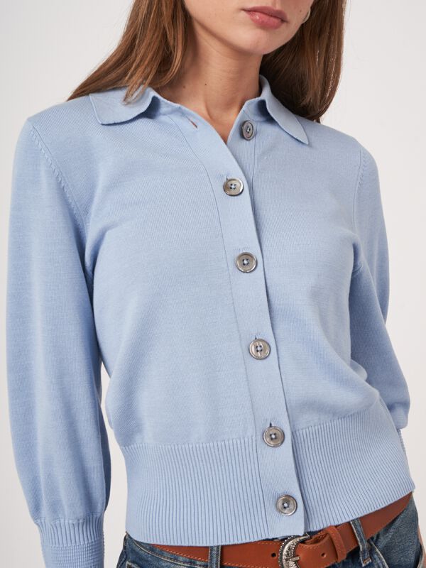 Vest met polokraag en knopen image number 2