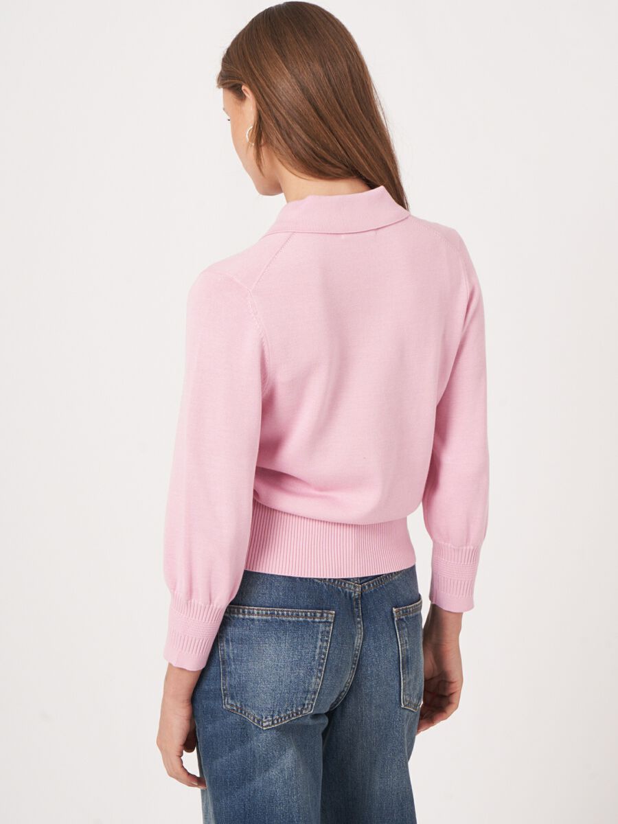 Vest met polokraag en knopen image number 1