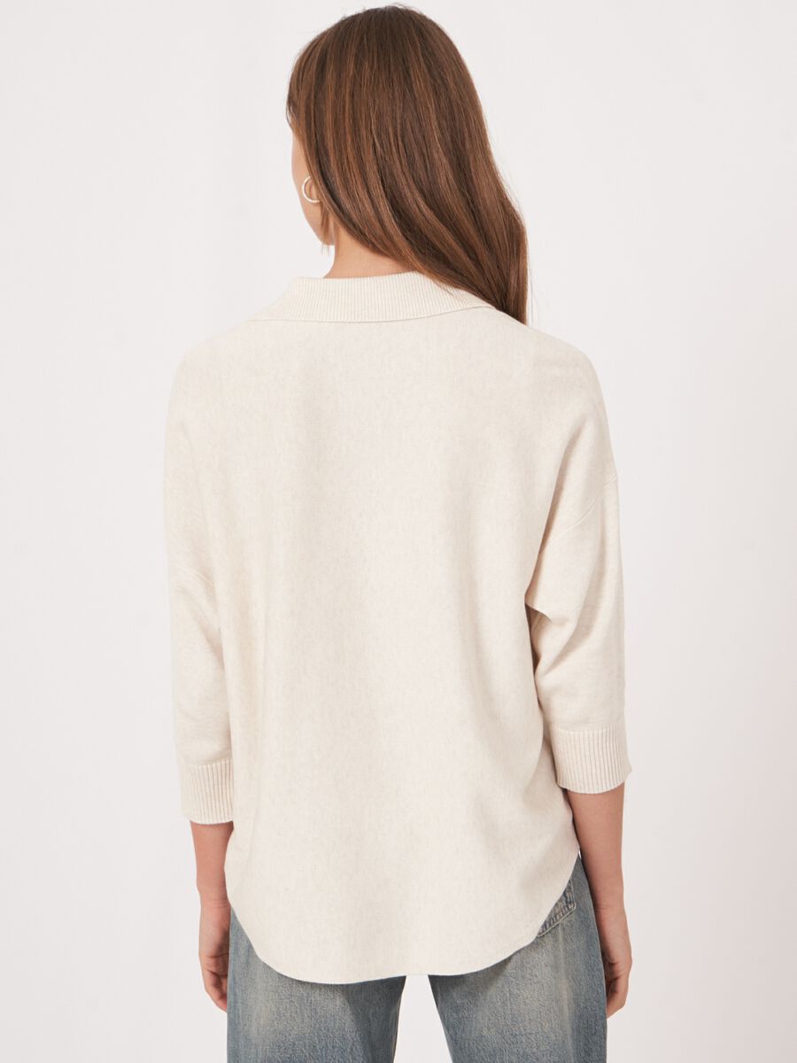 Trui met polokraag en ronde zoom image number 1