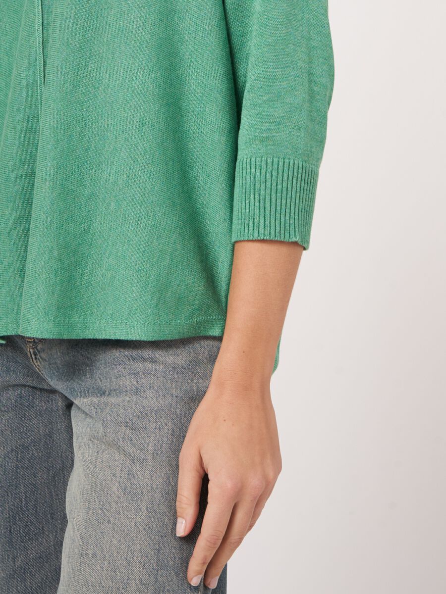 Trui met polokraag en ronde zoom image number 2