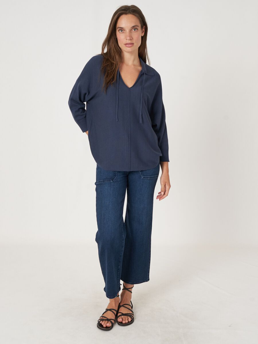 Trui met polokraag en ronde zoom image number 4