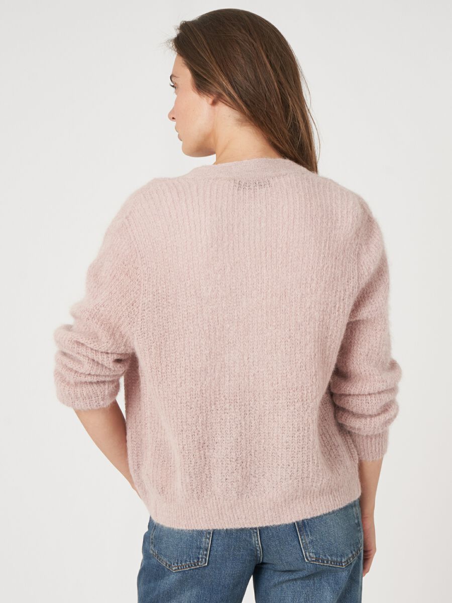 Flauschige Strickjacke aus Alpakamischung  image number 1