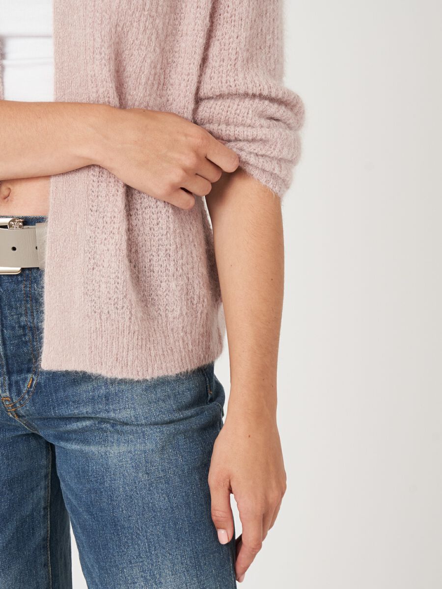 Flauschige Strickjacke aus Alpakamischung  image number 2