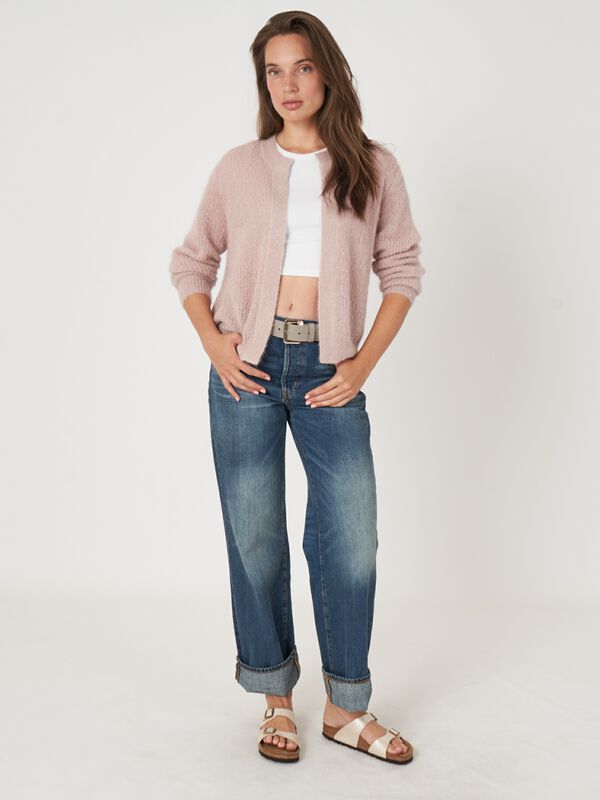 Flauschige Strickjacke aus Alpakamischung  image number 3