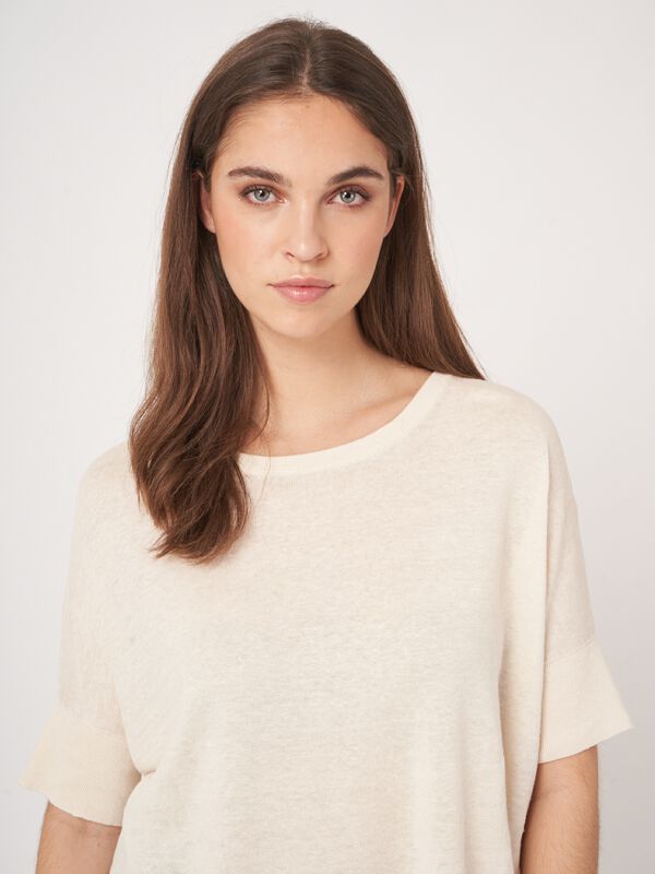 Feinstrickpullover aus reiner Leinen image number 4