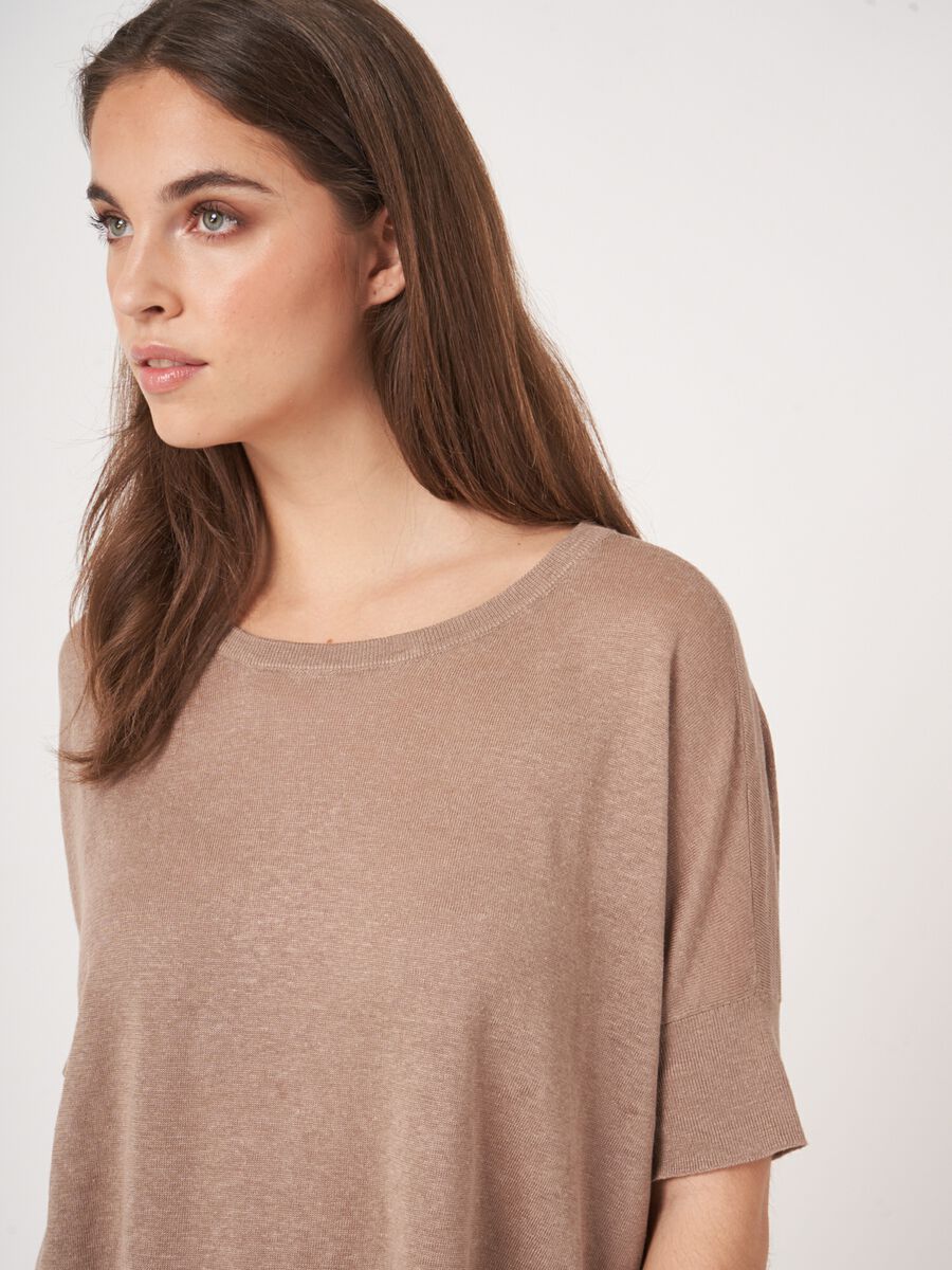 Pull l&eacute;ger en lin image number 2