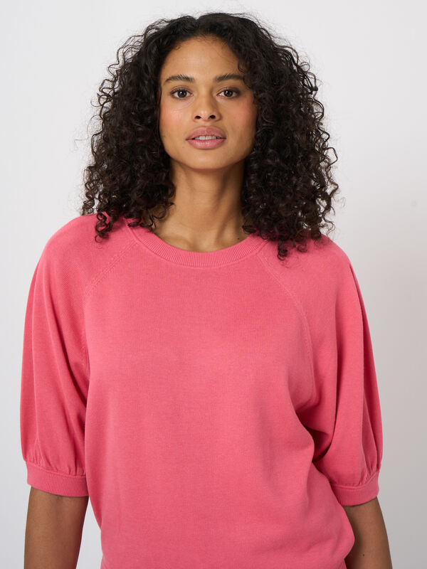 REPEAT cashmere Feinstrick-Pullover mit Falten&auml;rmeln image number 2