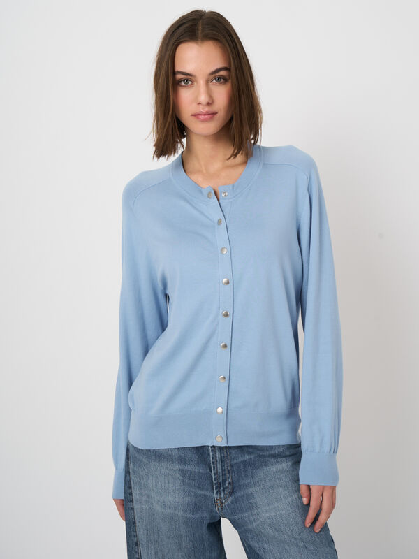 Strickjacke aus superfeiner Baumwolle image number 0