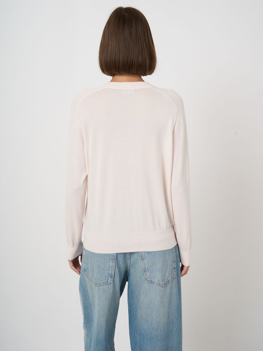 Superfine cotton cardigan image number 3