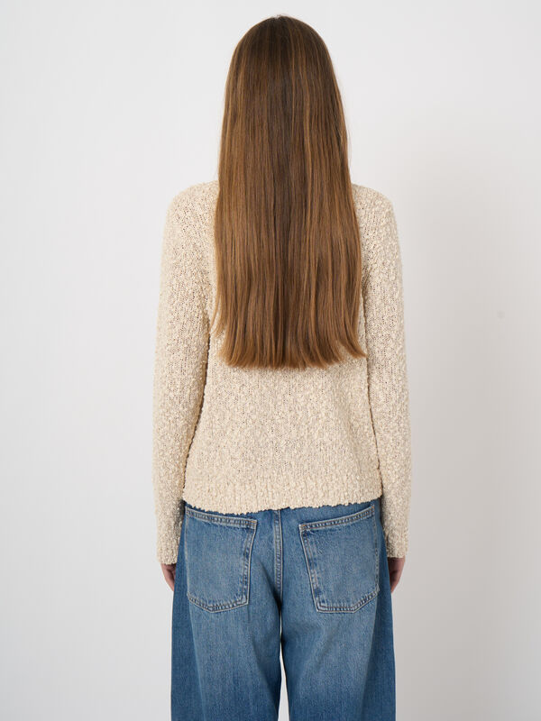 Strukturierter Cardigan aus italienischer Baumwollmischung image number 3