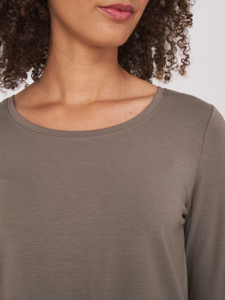 Basic women's long-sleeved top image number 2