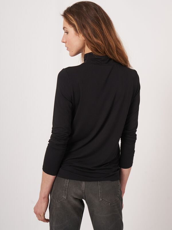 Turtleneck jersey long-sleeved top image number 4
