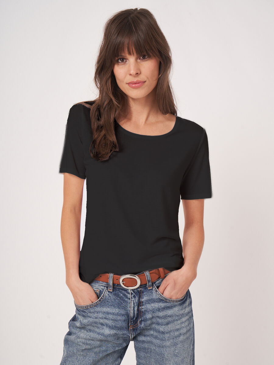 T-Shirt aus Lyocell-Baumwollmix image number 0