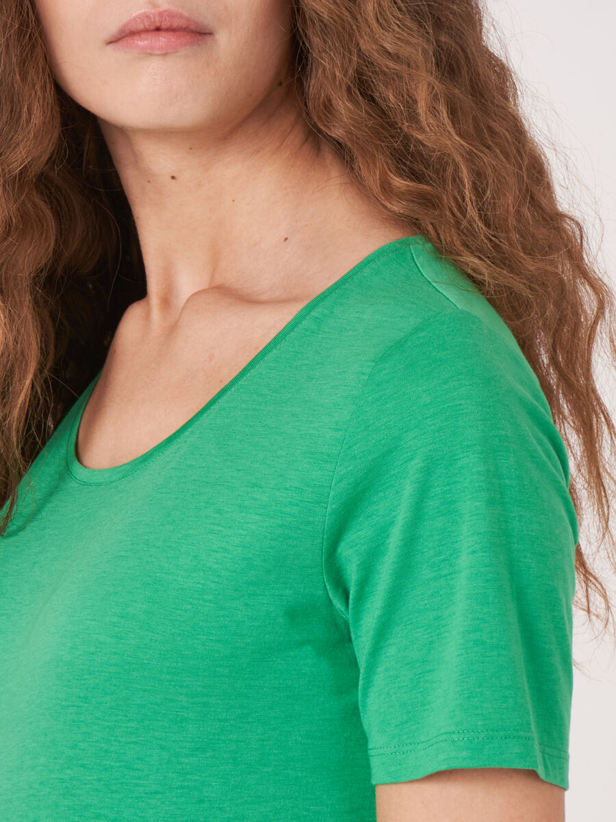 T-Shirt aus Lyocell-Baumwollmix image number 2