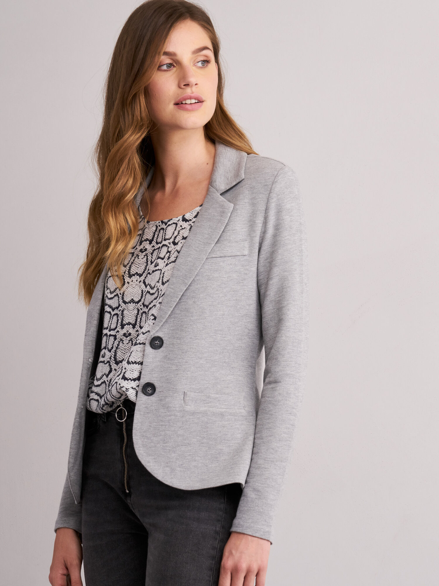 Sweatshirt blazer