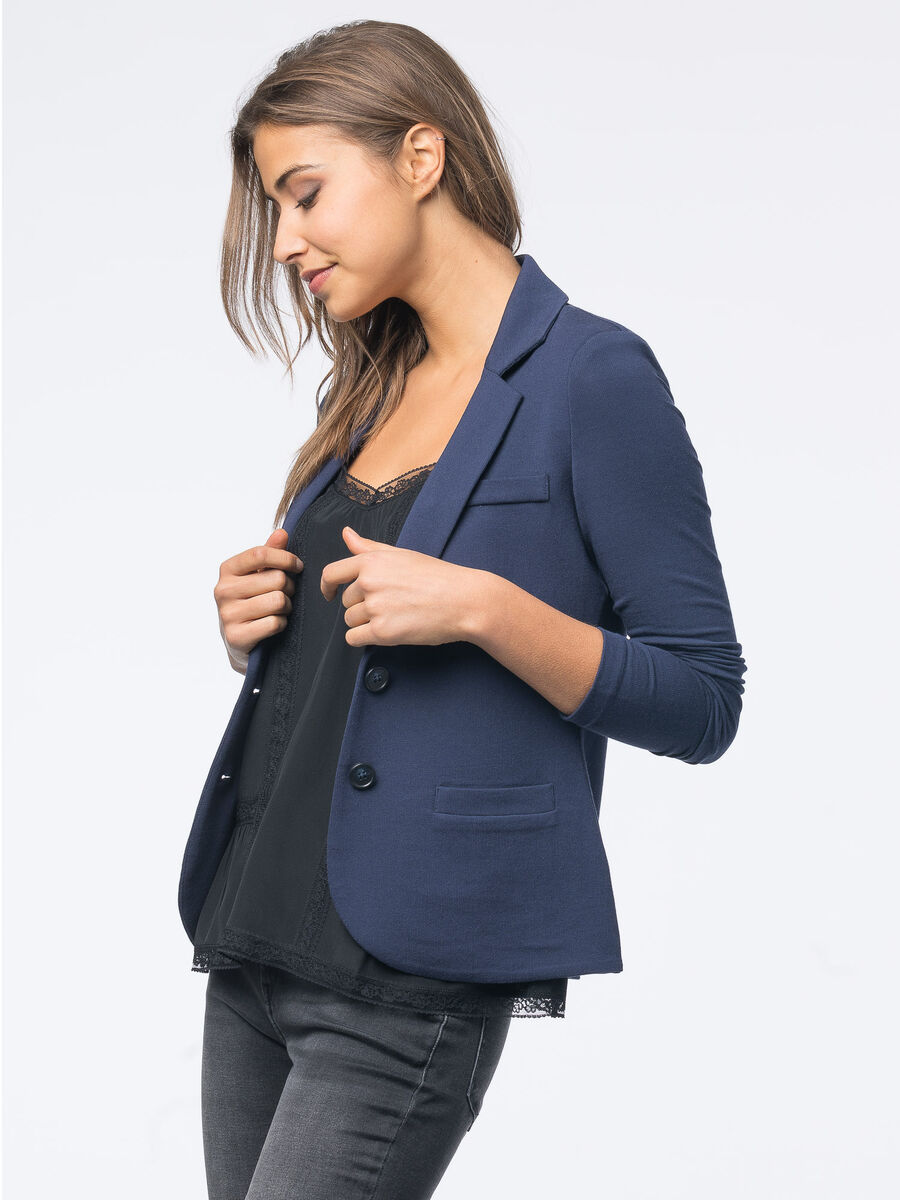 Sweatshirt-Blazer mit Reverskragen image number 39