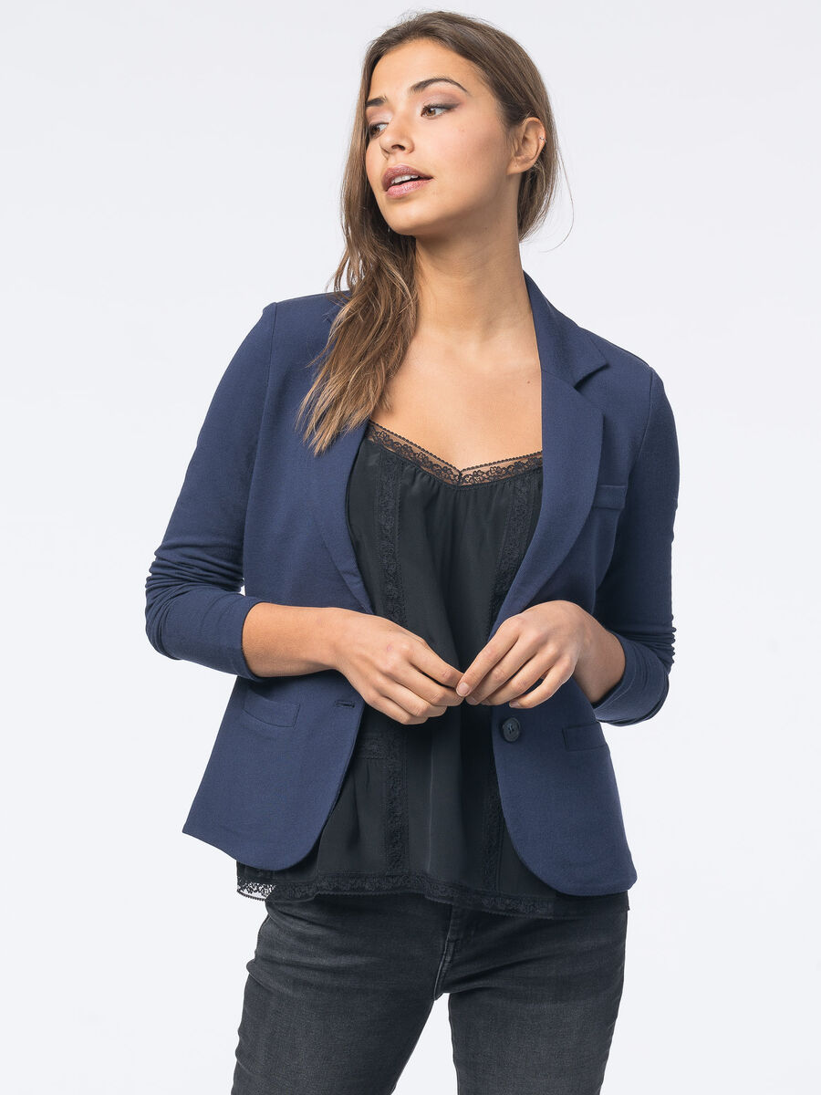 Sweatshirt-Blazer mit Reverskragen image number 40