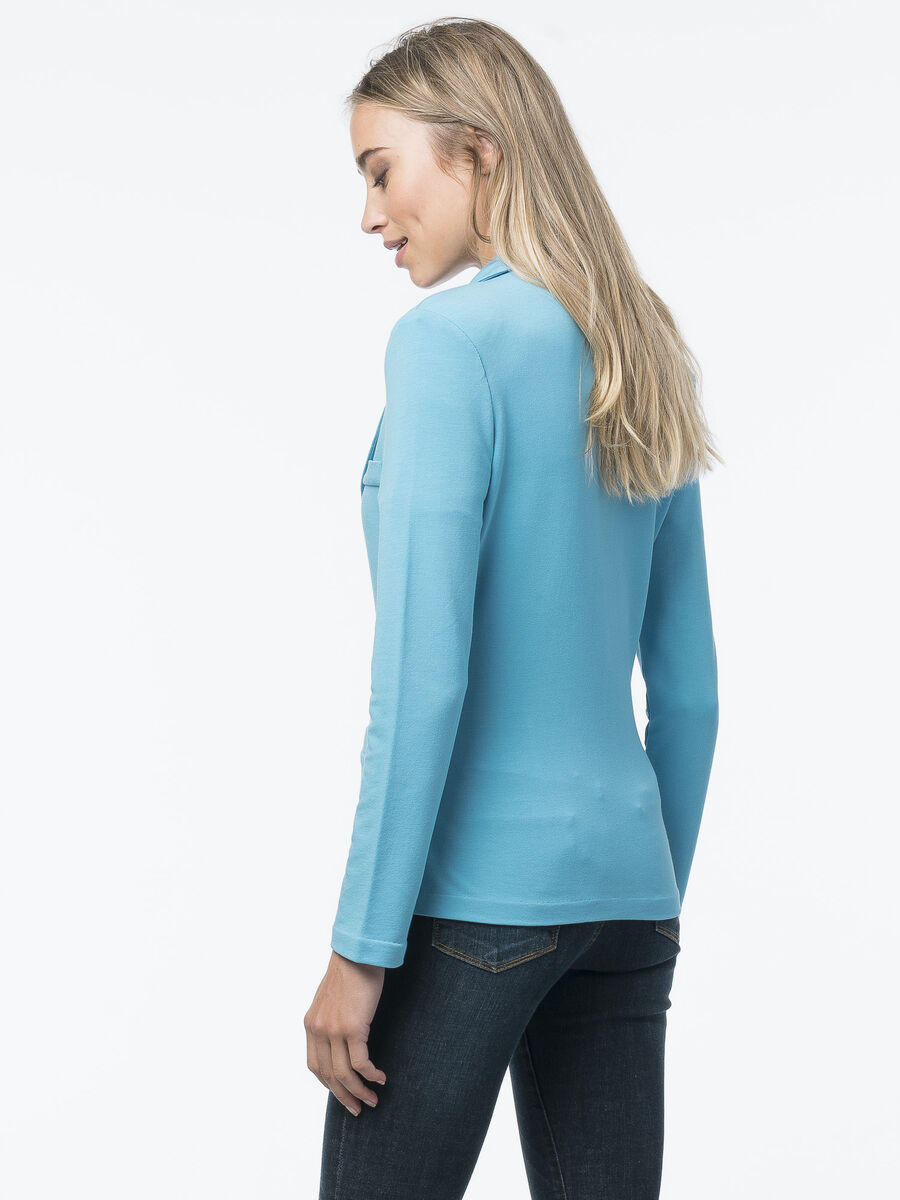 Sweatshirt-Blazer mit Reverskragen image number 50