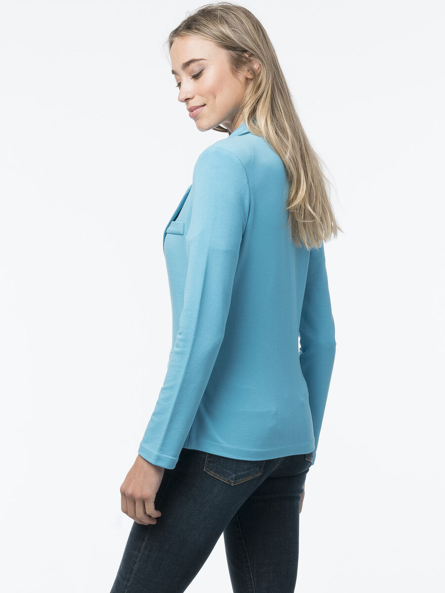 Sweatshirt-Blazer mit Reverskragen image number 52