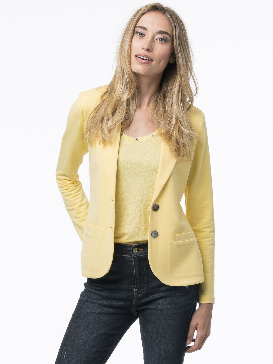 Sweatshirt-Blazer mit Reverskragen image number 53