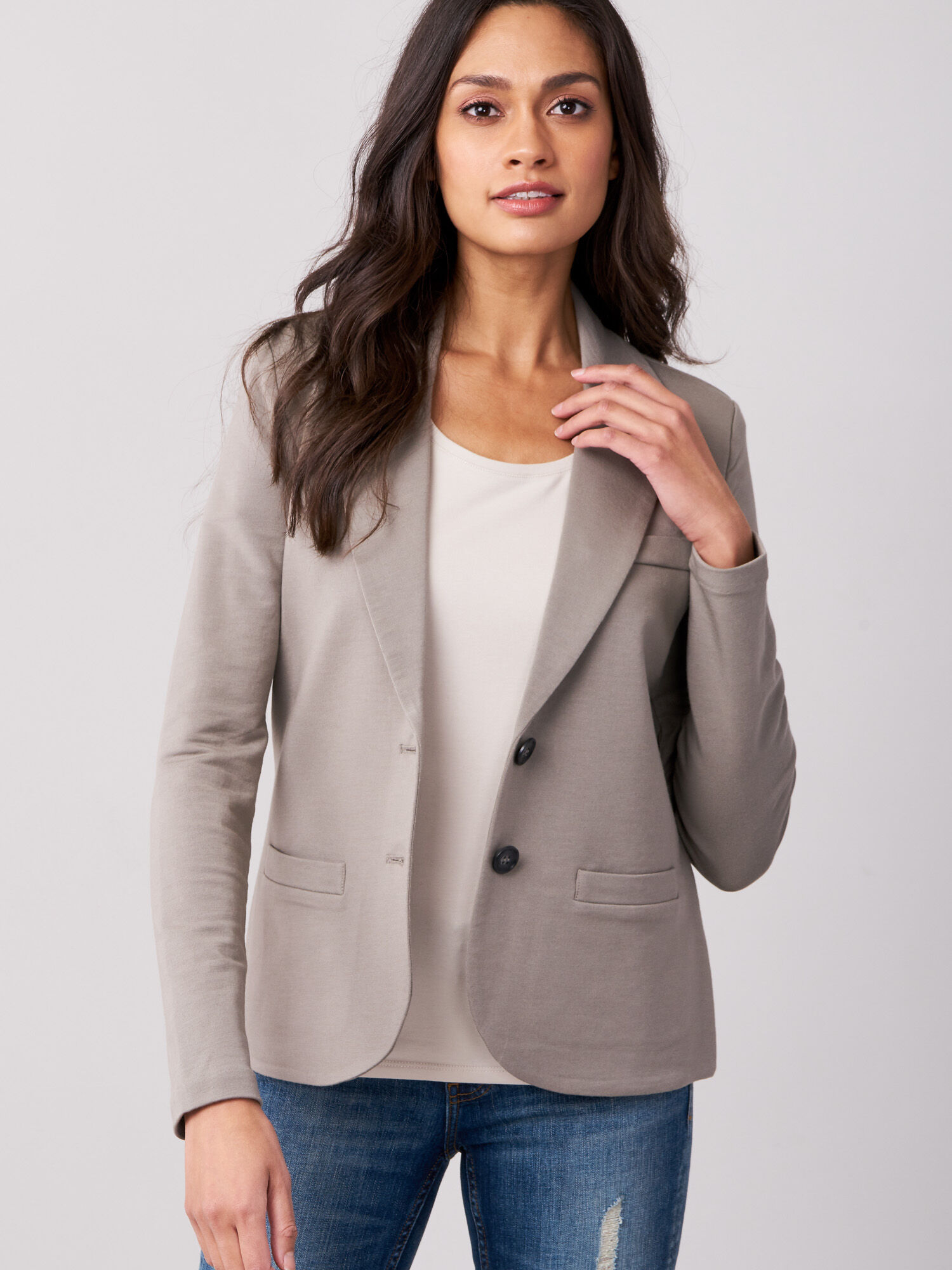 Sweatshirt blazer