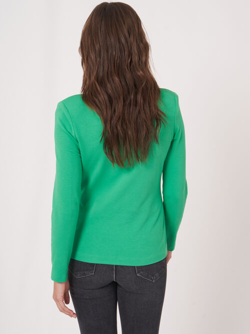 Getailleerde damesblazer met reverskraag