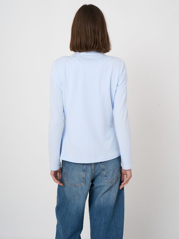 Tailierter French-Terry-Sweatblazer image number 4