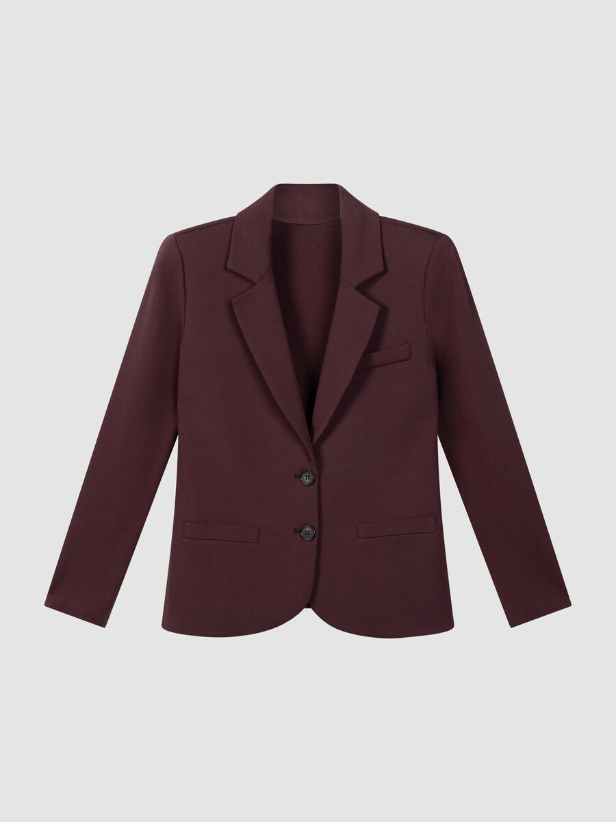French-Terry-Blazer aus Modal-Baumwolle image number 0