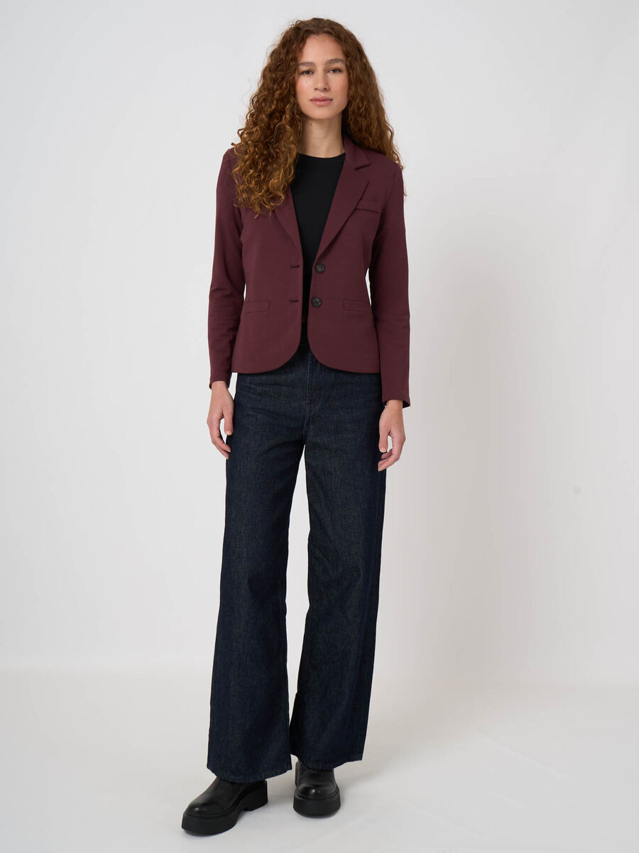 French-Terry-Blazer aus Modal-Baumwolle image number 5
