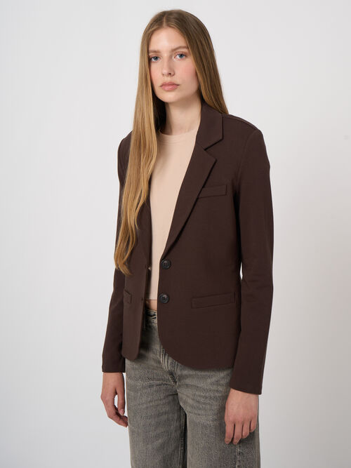 French-Terry-Blazer aus Modal-Baumwolle