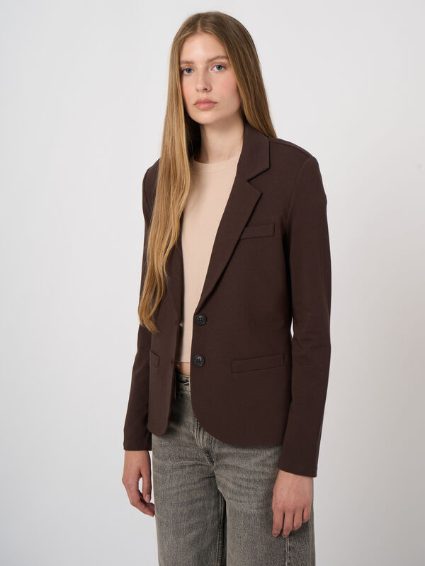 French-Terry-Blazer aus Modal-Baumwolle image number 0