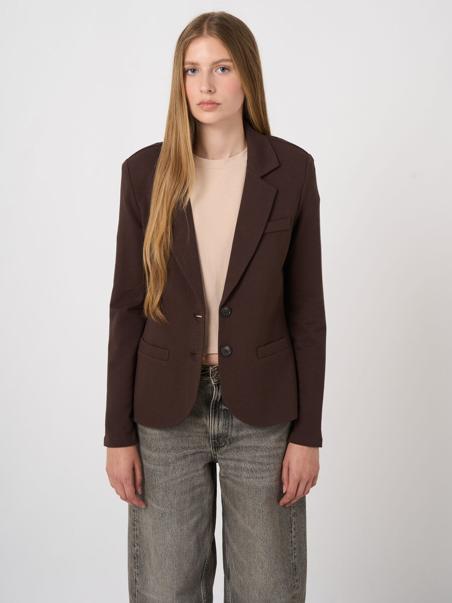 French-Terry-Blazer aus Modal-Baumwolle image number 2